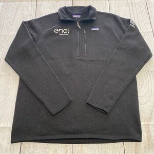 Patagonia Men's Better Sweater 1/4 Zip Up Black Large